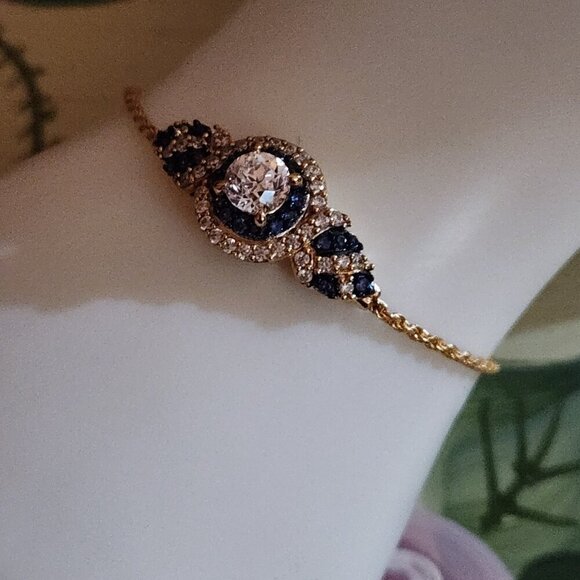 JTV Jewelry - Bella Luce Lab Created Sapphire Diamond Simulant Yellow Bracelet
